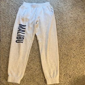 grey malibu brandy Melville sweatpants! comfy